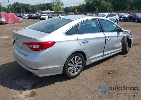 2016 Hyundai Sonata Sport z USA, uszkodzony, nr VIN 5NPE34AF6GH332173